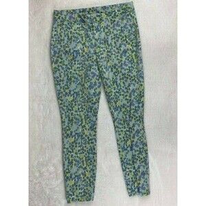 Gap Khakis Size waist 31 Skinny Mini Green Blue Pattern Stretch